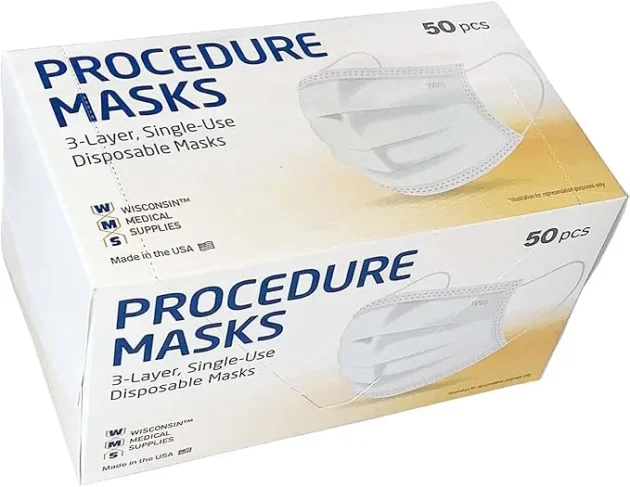 3-Layer Face Masks, MADE IN USA