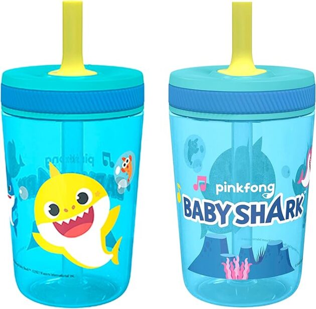 Zak Designs 15oz Baby Shark Kelso Tumbler